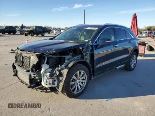 2021 Cadillac XT4 FWD Premium Luxury with VIN 1GYFZCR43MF021302, listed as a Copart auction lot 41668755 with 46,047 mi miles and Salvage Title. Bid and sale history available at carsss.com. Image 1.