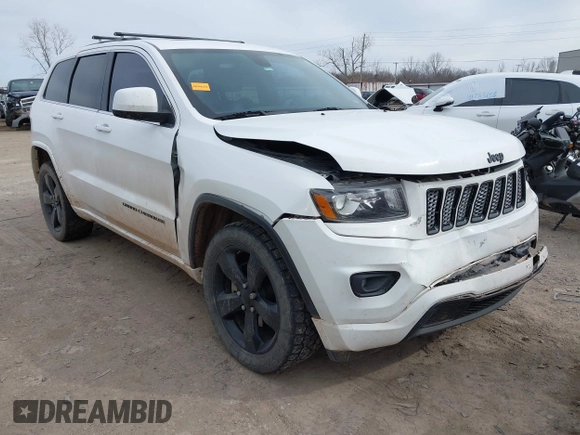 2015 Jeep Grand Cherokee Laredo with VIN 1C4RJFAG4FC631179, listed as a IAAI auction lot 41744865 with 184,872 mi miles. Bid and sale history available at carsss.com. Image 1.