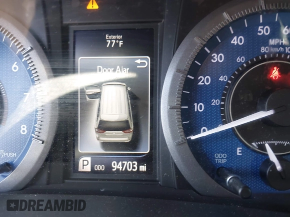 2020 Toyota Sienna XLE Auto Access Seat with VIN 5TDYZ3DC5LS054619, listed as a IAAI auction lot 42266295 with 94,703 mi miles and . Bid and sale history available at DreamBid. Image 16.