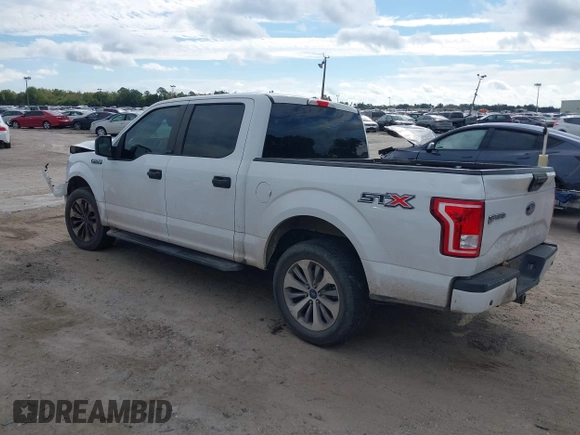 2017 Ford F-150 XL with VIN 1FTEW1CF6HFA51201, listed as a IAAI auction lot 38205513 with 313,459 mi miles. Bid and sale history available at carsss.com. Image 3.