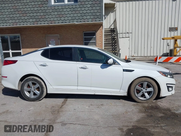 2014 Kia Optima LX with VIN 5XXGM4A73EG322983, listed as a IAAI auction lot 41708101 with 84,334 mi miles. Bid and sale history available at carsss.com. Image 13.