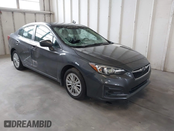 2018 Subaru Impreza Premium with VIN 4S3GKAB6XJ3622282, listed as a IAAI auction lot 42243598 with 81,097 mi miles and . Bid and sale history available at DreamBid. Image 1.