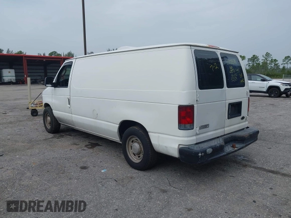 2005 Ford Econoline Cargo with VIN 1FTRE14W75HA41442, listed as a IAAI auction lot 42438411 with 197,241 mi miles and . Bid and sale history available at DreamBid. Image 3.