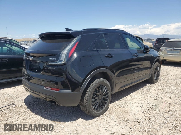 2019 Cadillac XT4 AWD Sport with VIN 1GYFZFR47KF152344, listed as a Copart auction lot 57535655 with 70,107 mi miles and Salvage title. Bid and sale history available at DreamBid. Image 3.