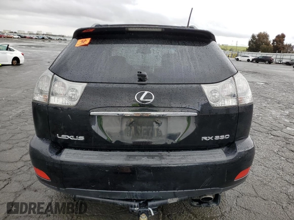 2005 Lexus RX 330 with VIN JTJGA31U350056047, listed as a Copart auction lot 49281395 with 149,810 mi miles and Salvage title. Bid and sale history available at DreamBid. Image 6.