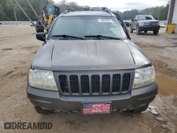 1999 Jeep Grand Cherokee Limited with VIN 1J4G268S3XC728805, listed as a Copart auction lot 79878974 with 206,768 mi miles and Salvage title. Bid and sale history available at DreamBid. Image 5.