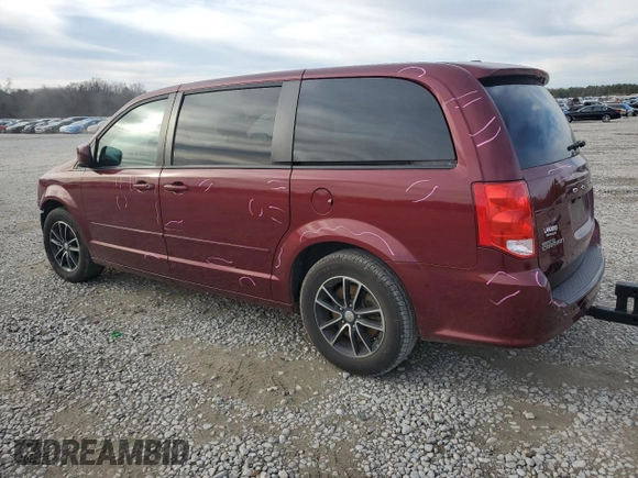 2017 Dodge Grand Caravan SE with VIN 2C4RDGBGXHR678738, listed as a Copart auction lot 44819485 with 100,940 mi miles and Salvage Title. Bid and sale history available at DreamBid. Image 2.