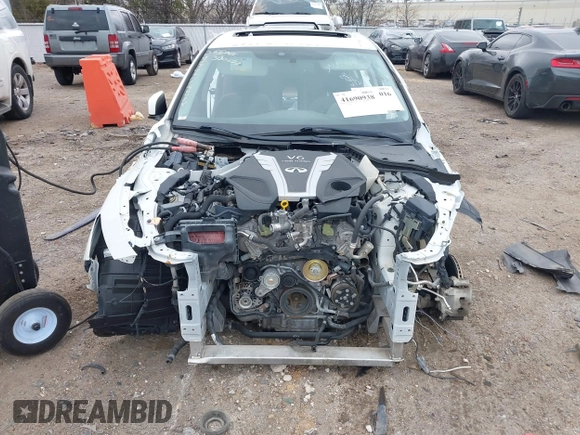 2018 Infiniti Q50 Luxe with VIN JN1EV7AP3JM360677, listed as a IAAI auction lot 41690938 with 120,807 mi miles and . Bid and sale history available at DreamBid. Image 6.