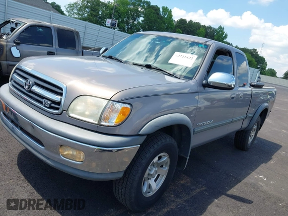 2001 Toyota Tundra SR5 with VIN 5TBRT34101S188853, listed as a IAAI auction lot 42222422 with 227,769 mi miles and . Bid and sale history available at DreamBid. Image 2.