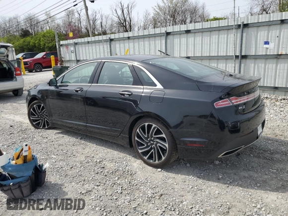 2020 Lincoln MKZ Hybrid Reserve with VIN 3LN6L5LU8LR611648, listed as a Copart auction lot 53107155 with 22,485 mi miles and Salvage title. Bid and sale history available at DreamBid. Image 2.