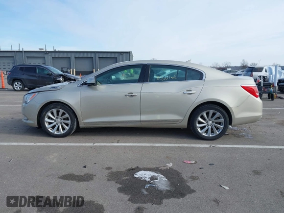 2014 Buick LaCrosse with VIN 1G4GA5G31EF247004, listed as a IAAI auction lot 41399546 with 80,601 mi miles and . Bid and sale history available at DreamBid. Image 14.