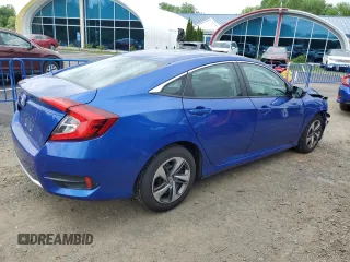 2020 Honda Civic LX z VIN 2HGFC2F65LH522536, wystawiony jako Copart lot #57254255 z przebiegiem 65 014 mil mil oraz Szkoda całkowita • Salvage title. Historia ofert i sprzedaży dostępna na DreamBid. Obrazek 3.