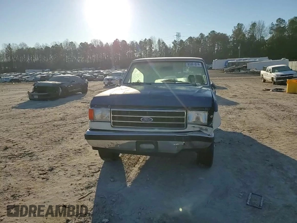1990 Ford F-150 with VIN 1FTEF14N1LNA30373, listed as a Copart auction lot 85961874 with 27,509 mi miles and Salvage Title. Bid and sale history available at carsss.com. Image 11.