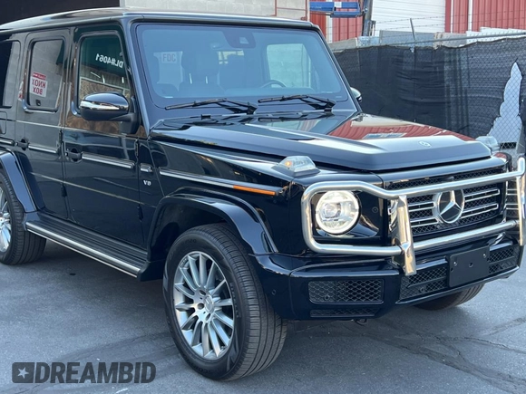 2023 Mercedes-Benz G 550 with VIN W1NYC6BJ6PX474872, listed as a Copart auction lot 74717934 with 18,299 mi miles and Clean Title. Bid and sale history available at DreamBid. Image 1.