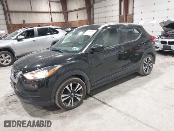 2020 Nissan Kicks SV with VIN 3N1CP5CVXLL556968, listed as a IAAI auction lot 41691274 with 107,040 mi miles. Bid and sale history available at carsss.com. Image 19.