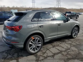 2022 Audi Q3 S line Premium Plus with VIN WA1EECF3XN1045971, listed as a Copart auction lot 50026375 with 28,412 mi miles and Salvage Title. Bid and sale history available at carsss.com. Image 3.