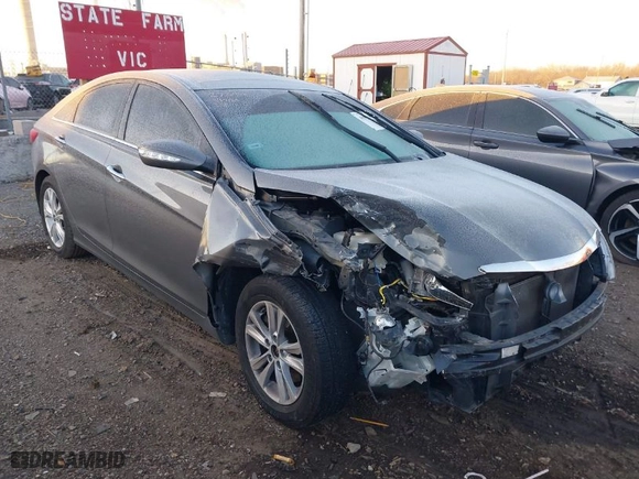 2013 Hyundai Sonata SE with VIN 5NPEC4AC2DH603893, listed as a IAAI auction lot 40996294 with 124,954 mi miles. Bid and sale history available at carsss.com. Image 1.
