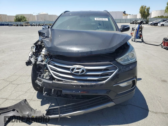 2017 Hyundai Santa Fe 2.4L with VIN 5NMZU3LBXHH019659, listed as a Copart auction lot 64056815 with 121,210 mi miles and Salvage title. Bid and sale history available at DreamBid. Image 5.