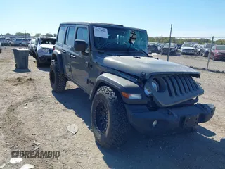 2022 Jeep Wrangler Unlimited Sport S with VIN 1C4HJXDG6NW158234, listed as a IAAI auction lot 40578945 with Not provided miles and . Bid and sale history available at DreamBid. Image 1.
