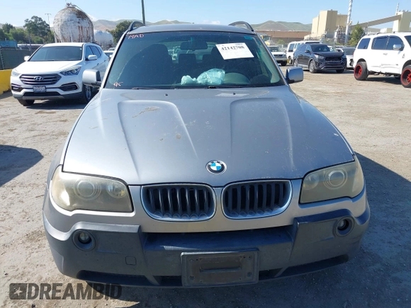 2004 BMW X3 2.5i with VIN WBXPA73414WC37026, listed as a IAAI auction lot 42142708 with 182,397 mi miles. Bid and sale history available at carsss.com. Image 6.