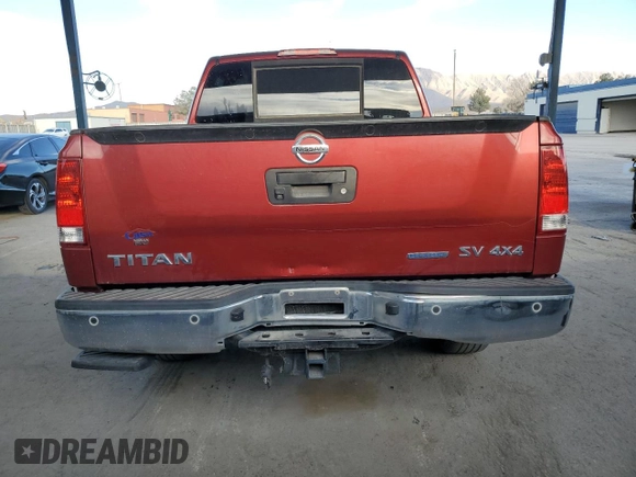 2014 Nissan Titan SV с VIN 1N6BA0ED2EN514375, выставлен на аукционе Copart как лот 45841145 с пробегом 37 447 миль миль и Списание • Salvage title. История ставок и продаж доступна на DreamBid. Изображение 6.