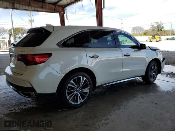 2019 Acura MDX Technology z VIN 5J8YD3H50KL001807, wystawiony jako Copart lot #87128534 z przebiegiem 55 954 mil mil oraz Nie do naprawy • Non repairable. Historia ofert i sprzedaży dostępna na DreamBid. Obrazek 3.