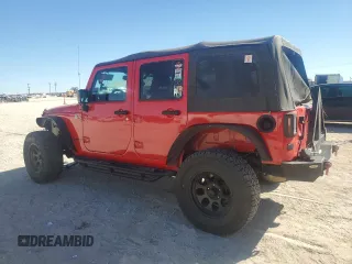 2016 Jeep Wrangler Unlimited Rubicon with VIN 1C4BJWFGXGL183011, listed as a Copart auction lot 42310535 with 165,227 mi miles and Salvage title. Bid and sale history available at DreamBid. Image 2.