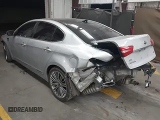 2016 Kia Cadenza Premium with VIN KNALN4D72G5214513, listed as a IAAI auction lot 41879699 with 117,724 mi miles. Bid and sale history available at carsss.com. Image 3.
