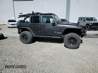 2014 Jeep Wrangler Unlimited Rubicon with VIN 1C4BJWFG0EL274480, listed as a Copart auction lot 48201845 with 130,503 mi miles and Salvage Title. Bid and sale history available at carsss.com. Image 14.