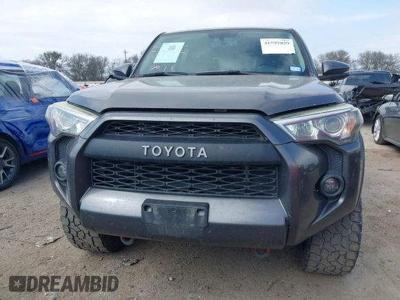 2015 Toyota 4Runner SR5 with VIN JTEZU5JRXF5091016, listed as a IAAI auction lot 41592829 with 196,988 mi miles and . Bid and sale history available at DreamBid. Image 12.