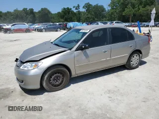 2005 Honda Civic LX z VIN 2HGES16535H505625, wystawiony jako Copart lot #54874055 z przebiegiem 134 341 mil mil oraz Szkoda całkowita • Salvage title. Historia ofert i sprzedaży dostępna na DreamBid. Obrazek 1.