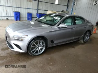2025 Genesis G70 2.5T with VIN KMTG34SC4SU151036, listed as a Copart auction lot 61850275 with 10,630 mi miles and Clean title. Bid and sale history available at DreamBid. Image 1.