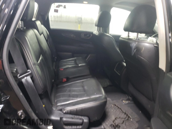 2015 Infiniti QX60 with VIN 5N1AL0MM9FC552706, listed as a Copart auction lot 45138455 with 75,542 mi miles and Salvage Title. Bid and sale history available at carsss.com. Image 10.