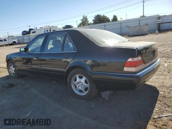 1999 Mercedes-Benz S-Class with VIN WDBGA43G3XA423749, listed as a Copart auction lot 56923464 with 0 mi miles and Salvage Title. Bid and sale history available at carsss.com. Image 2.