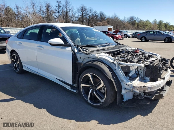 2019 Honda Accord Sedan Sport 1.5T with VIN 1HGCV1F32KA169361, listed as a Copart auction lot 50011325 with 41,712 mi miles and Salvage Title. Bid and sale history available at carsss.com. Image 4.