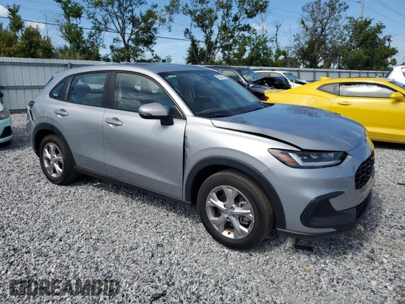 2023 Honda HR-V LX with VIN 3CZRZ2H34PM749084, listed as a Copart auction lot 62288875 with 14,863 mi miles and Salvage title. Bid and sale history available at DreamBid. Image 4.