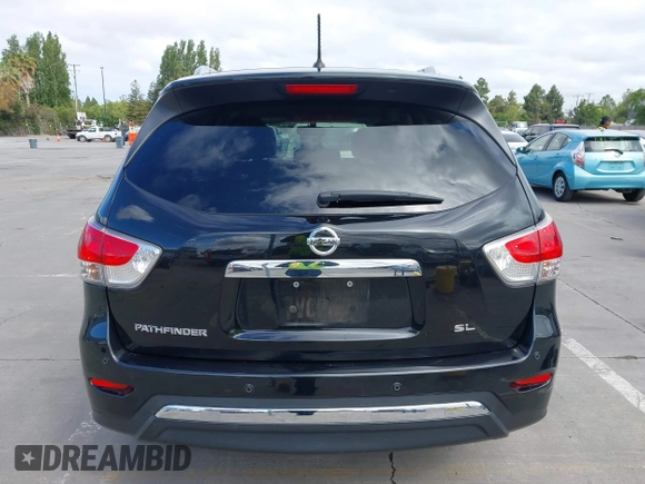 2015 Nissan Pathfinder SV with VIN 5N1AR2MN7FC682812, listed as a IAAI auction lot 42258264 with 74,495 mi miles and . Bid and sale history available at DreamBid. Image 17.