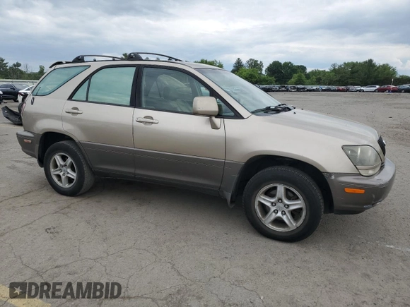 1999 Lexus RX 300 Luxury SUV with VIN JT6HF10U7X0087326, listed as a Copart auction lot 56225104 with 205,537 mi miles and Salvage Title. Bid and sale history available at carsss.com. Image 4.