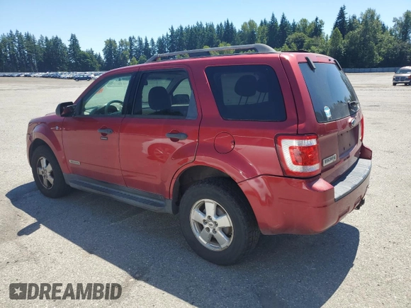 2008 Ford Escape XLT with VIN 1FMCU93128KA72839, listed as a Copart auction lot 63145615 with 202,711 mi miles and Clean title. Bid and sale history available at DreamBid. Image 2.
