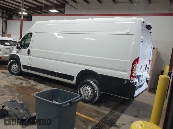 2021 Ram ProMaster Cargo with VIN 3C6MRVJG6ME577233, listed as a IAAI auction lot 41360201 with Not Provided miles. Bid and sale history available at carsss.com. Image 3.