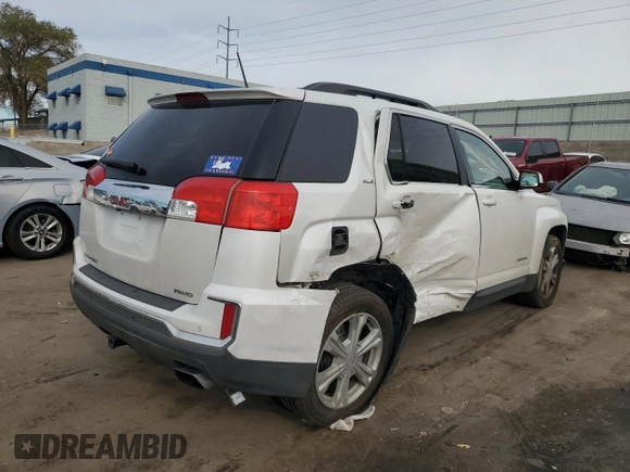 2017 GMC Terrain SLE with VIN 2GKFLTE36H6336507, listed as a Copart auction lot 78885404 with 105,444 mi miles and Salvage Title. Bid and sale history available at carsss.com. Image 3.