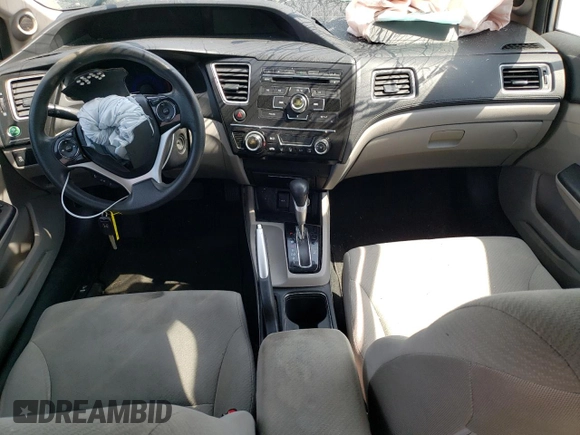 2013 Honda Civic EX with VIN 19XFB2F80DE056854, listed as a Copart auction lot 55434115 with Not Provided miles and Clean Title. Bid and sale history available at DreamBid. Image 8.