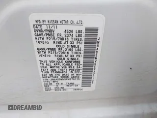 2012 Nissan Rogue S z VIN JN8AS5MV5CW370125, wystawiony jako IAAI lot #42498248 z przebiegiem 191 444 mil mil oraz . Historia ofert i sprzedaży dostępna na DreamBid. Obrazek 9.