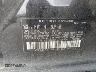 2018 Subaru Impreza Premium with VIN 4S3GKAD66J3605850, listed as a Copart auction lot 57211015 with Not provided miles and Salvage title. Bid and sale history available at DreamBid. Image 12.