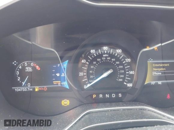 2017 Ford Fusion Titanium with VIN 3FA6P0K99HR272713, listed as a IAAI auction lot 41757334 with 104,733 mi miles. Bid and sale history available at carsss.com. Image 7.