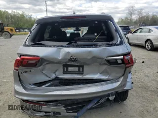 2024 Volkswagen Tiguan SE R-Line Black with VIN 3VVCB7AXXRM129869, listed as a Copart auction lot 53387585 with 8,563 mi miles and Salvage title. Bid and sale history available at DreamBid. Image 6.