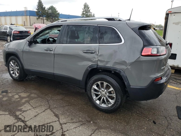 2021 Jeep Cherokee Latitude Lux with VIN 1C4PJMMXXMD103354, listed as a Copart auction lot 55296805 with 53,220 mi miles and Non repairable. Bid and sale history available at DreamBid. Image 2.