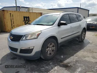 2015 Chevrolet Traverse LS with VIN 1GNKRFED5FJ208320, listed as a Copart auction lot 51579405 with 141,961 mi miles and Salvage Title. Bid and sale history available at DreamBid. Image 1.