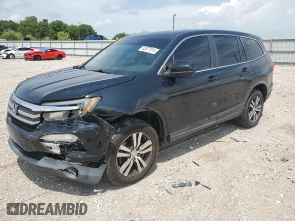 2017 Honda Pilot EX-L with VIN 5FNYF6H56HB024479, listed as a Copart auction lot 65027014 with 88,122 mi miles and Salvage Title. Bid and sale history available at DreamBid. Image 1.