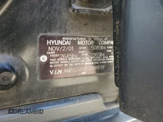 2002 Hyundai Santa Fe GLS with VIN KM8SC13D72U190570, listed as a Copart auction lot 77257524 with 244,808 mi miles and Salvage Title. Bid and sale history available at carsss.com. Image 13.